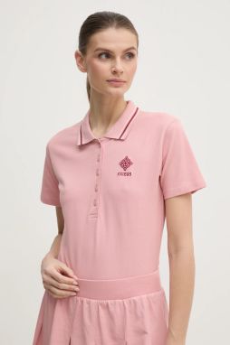 Polo tričko Guess SUZANNE dámsky, V5RP02 KCOK1