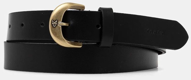 Kožený opasok Calvin Klein Jeans dámsky, čierna farba, LV04K7009G