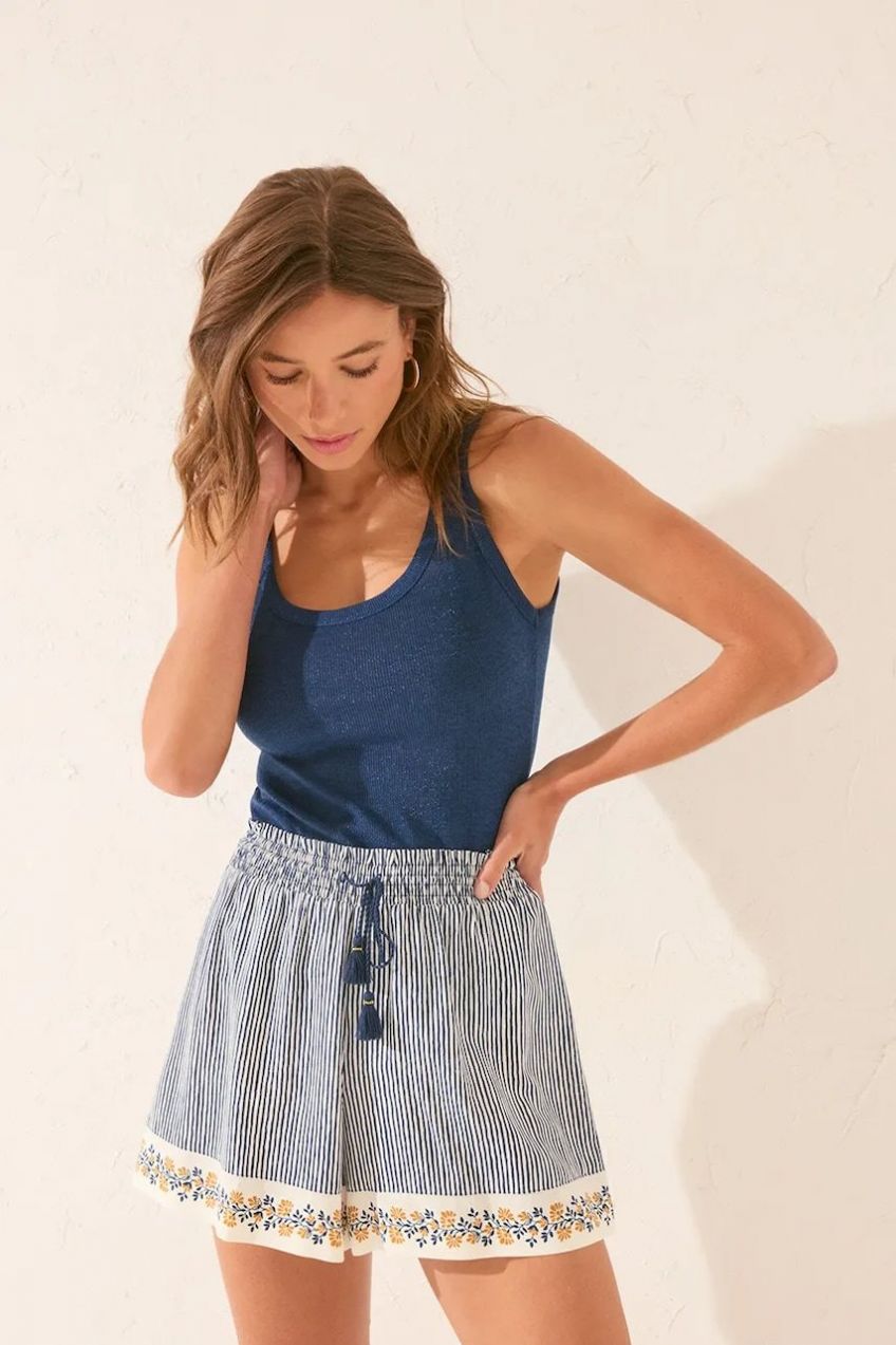 Šortky women'secret modrá farba, 3702237