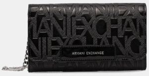 Peňaženka Armani Exchange dámska, čierna farba, XW000358 AF17290