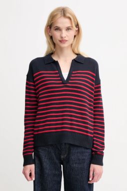 Sveter Pepe Jeans tmavomodrá farba, ľahký, PL7000012