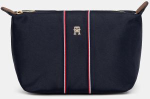 Kozmetická taška Tommy Hilfiger tmavomodrá farba, AW0AW17952