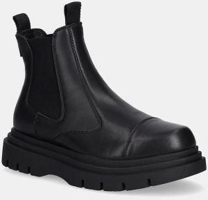 Členkové topánky Armani Exchange čierna farba, XM001667 AF17328 UC001