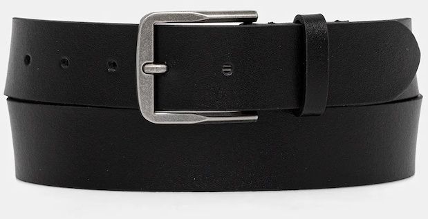 Kožený opasok Calvin Klein čierna farba, LV04D7055G