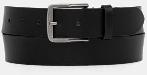 Kožený opasok Calvin Klein čierna farba, LV04D7055G
