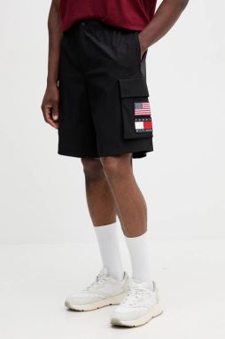 Šortky Tommy Hilfiger x SAIL GP čierna farba, MW0MW41414
