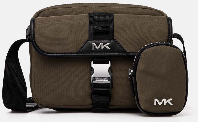 Malá taška Michael Kors zelená farba, 33T4LBNM2B