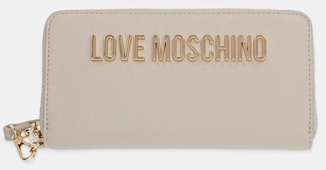 Peňaženka Love Moschino dámska béžová farba, JC5620PP1