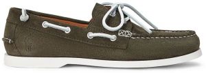 Semišové mokasíny Polo Ralph Lauren Merton Boat pánske, zelená farba, 803961291002