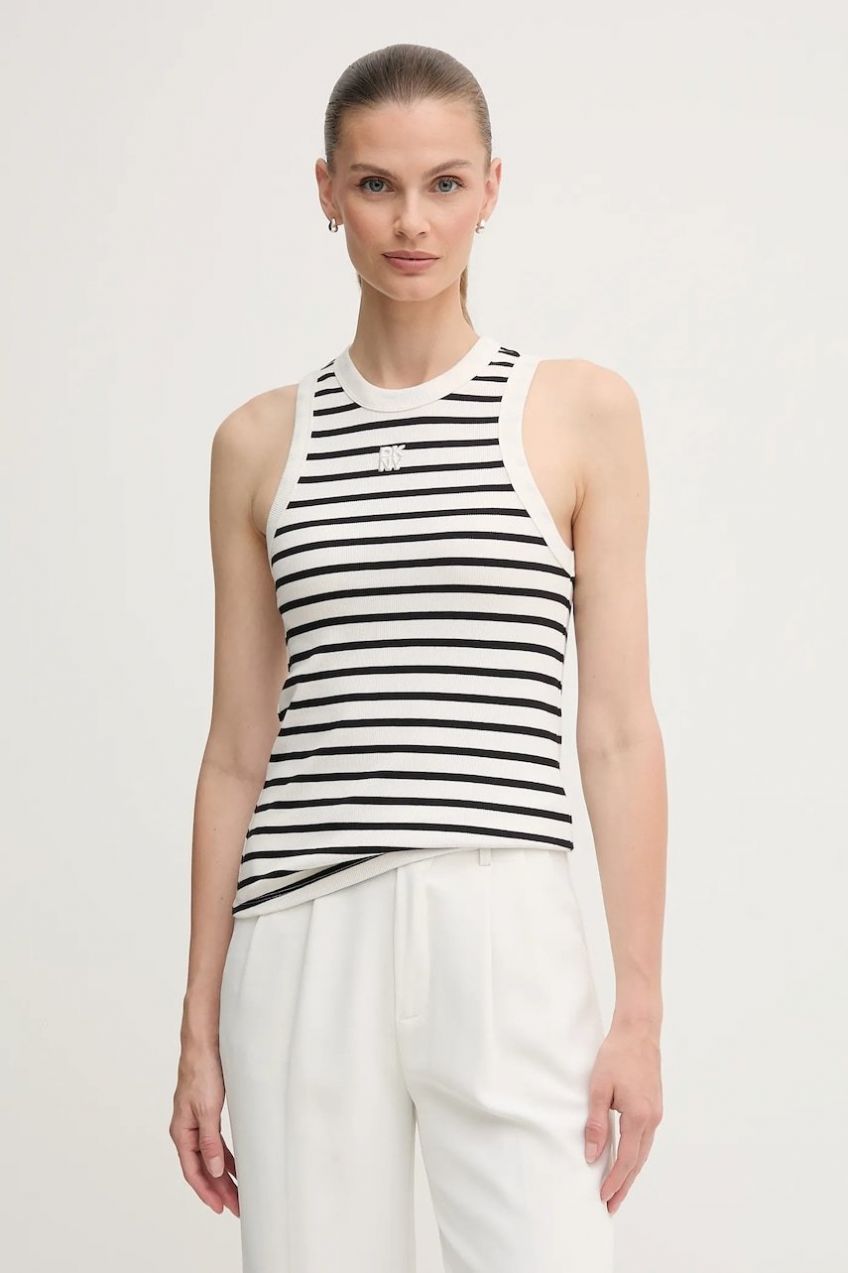 Top Dkny béžová farba, DJ5T1413