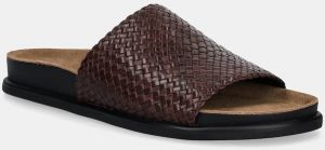 Kožené šľapky Vagabond Shoemakers EFFIE dámske, hnedá farba, 5922-125-35