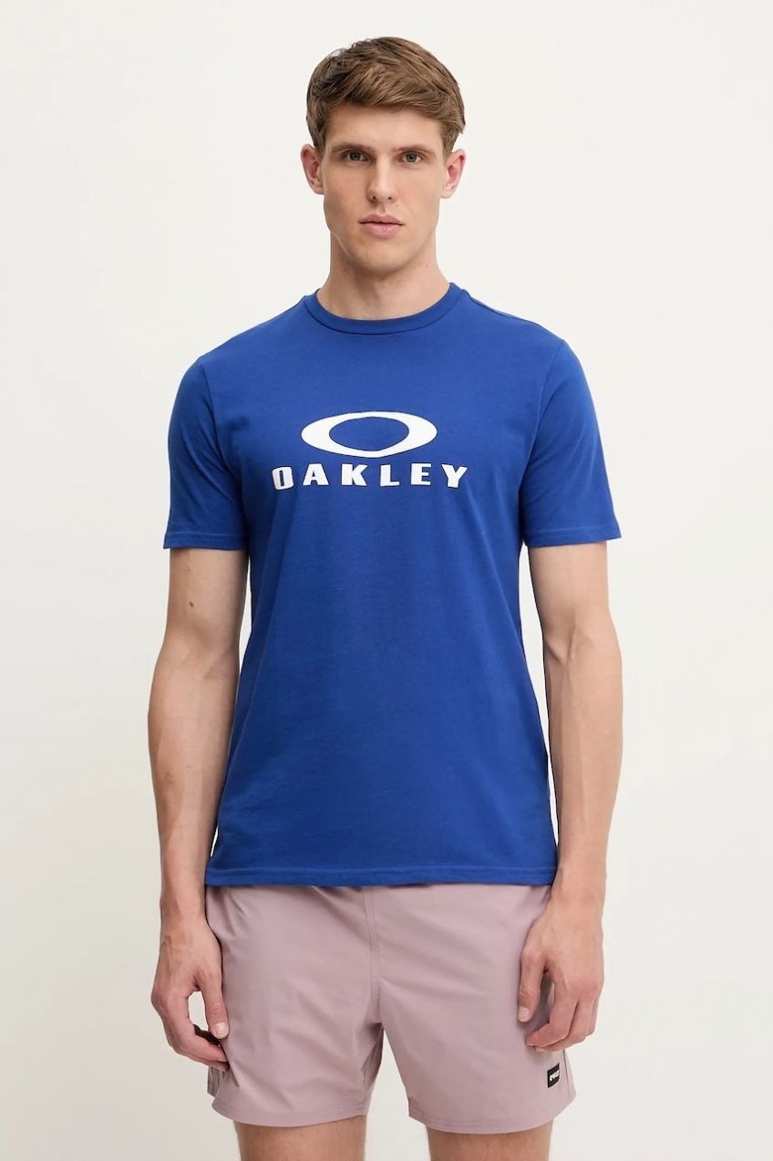 Bavlnené tričko Oakley BARK 2.0 pánske, s potlačou, FOA402167
