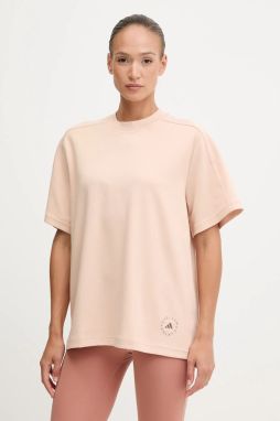 Športové tričko adidas by Stella McCartney béžová farba, JW4525