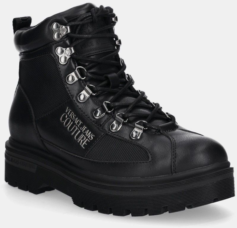 Topánky Versace Jeans Couture čierna farba, 79YA3S46 ZSC77 899