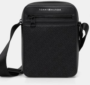 Malá taška Tommy Hilfiger čierna farba, AM0AM13836