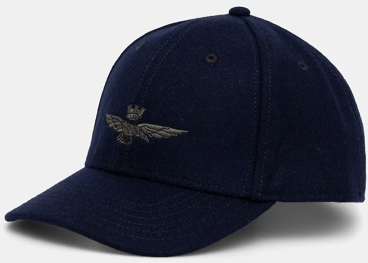 Čiapka s vlnenou podšívkou Aeronautica Militare tmavomodrá farba, HA1085UCT02333