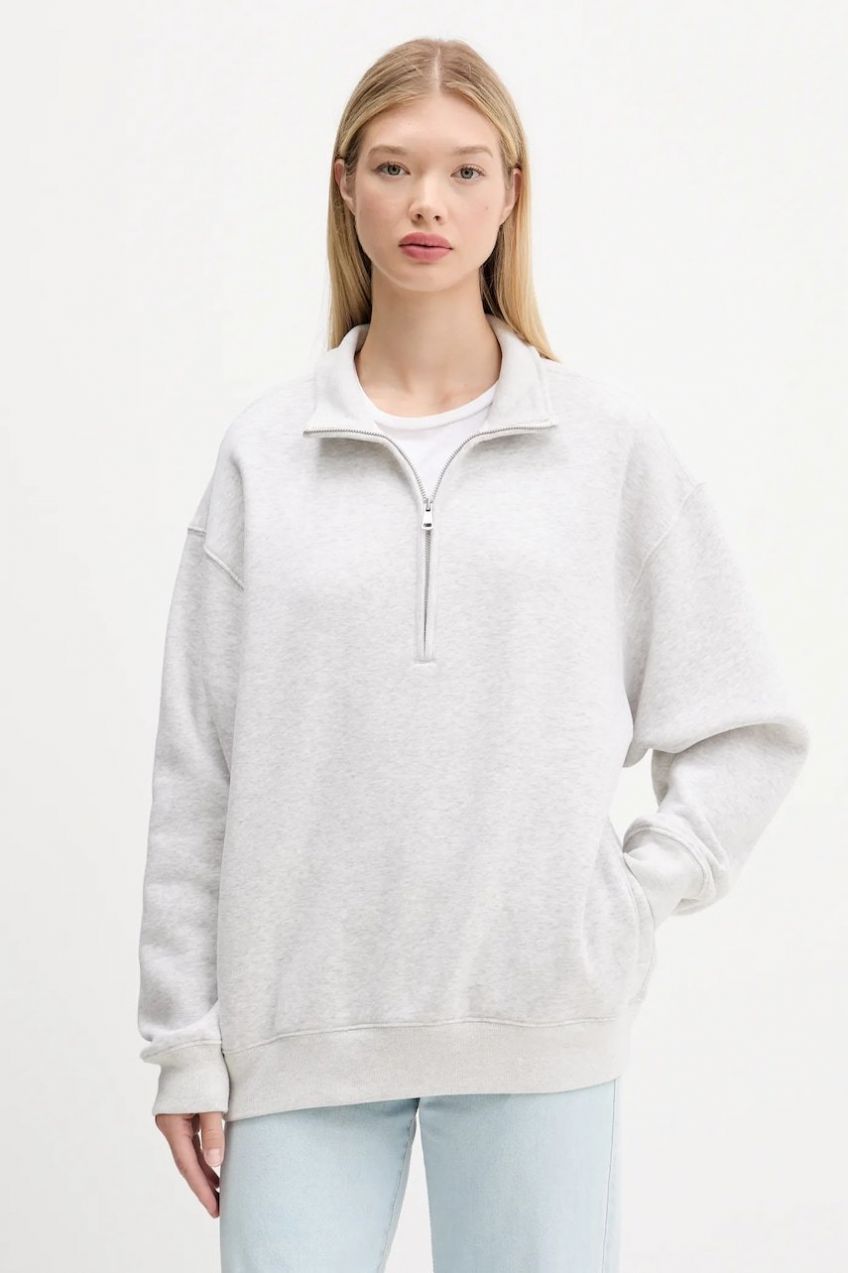 Mikina Abercrombie & Fitch šedá farba, vzorovaná, KI152-5256-112