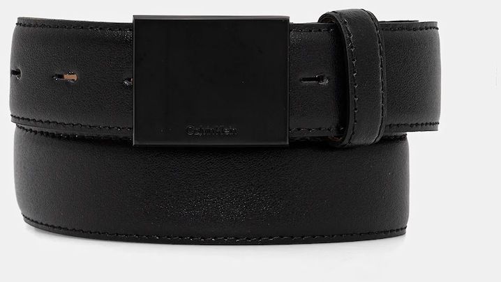 Opasok Calvin Klein čierna farba, LV04D7030G