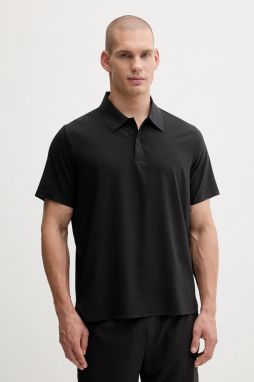 Tréningová polokošeľa Calvin Klein Performance čierna farba, jednofarebná, LVGMF5K103