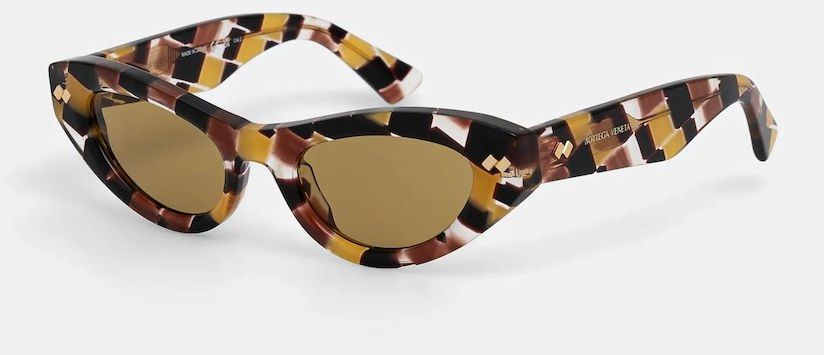 Slnečné okuliare Bottega Veneta dámske, žltá farba, BV1350S