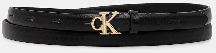 Kožený opasok Calvin Klein čierna farba, LV04F7055G