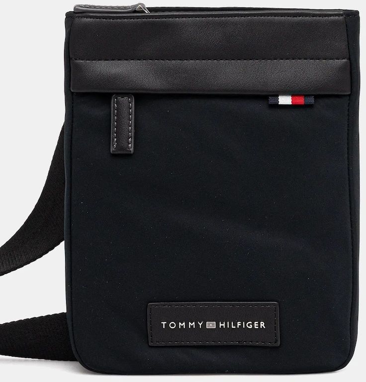 Malá taška Tommy Hilfiger čierna farba, AM0AM13620