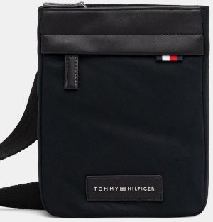 Malá taška Tommy Hilfiger čierna farba, AM0AM13620