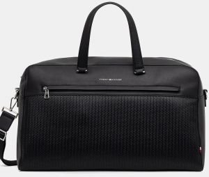 Taška Tommy Hilfiger čierna farba, AM0AM13663