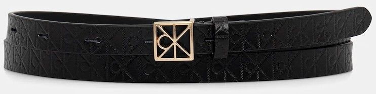 Kožený opasok Calvin Klein čierna farba, LV04F7048G