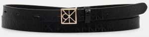 Kožený opasok Calvin Klein čierna farba, LV04F7048G