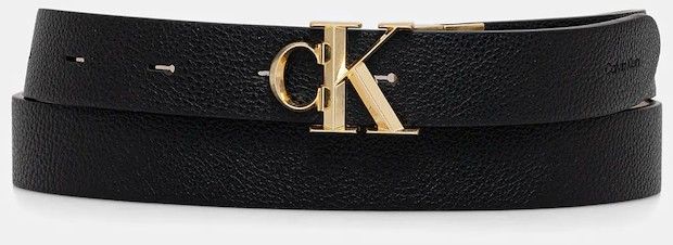 Obojstranný opasok Calvin Klein čierna farba, LV04F7044G