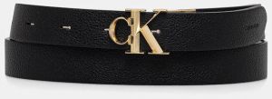 Obojstranný opasok Calvin Klein čierna farba, LV04F7044G
