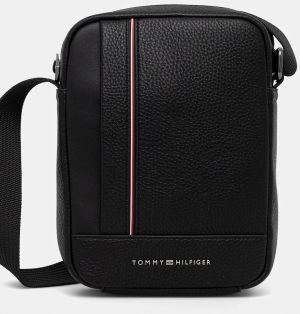 Malá taška Tommy Hilfiger čierna farba, AM0AM13632