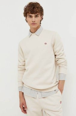 Mikina Dickies béžová farba, jednofarebná, DK0A4XCE