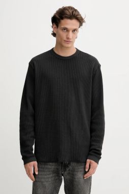 Bavlnený sveter Levi's čierna farba, ľahký, A9249