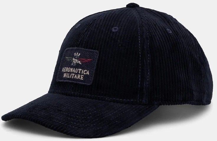 Menčestrová baseballová čiapka Aeronautica Militare tmavomodrá farba, HA1231UCT04238