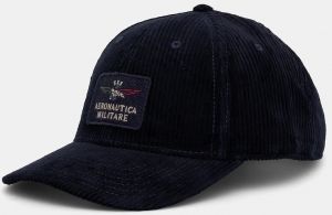Menčestrová baseballová čiapka Aeronautica Militare tmavomodrá farba, HA1231UCT04238