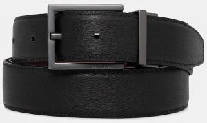Obojstranný kožený opasok Calvin Klein čierna farba, LV04D7045G