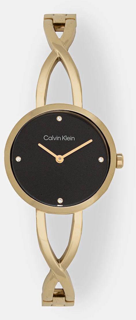 Hodinky Calvin Klein dámske, zlatá farba, 25100059