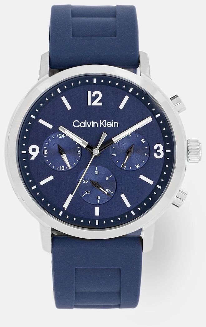 Hodinky Calvin Klein pánske, tmavomodrá farba, 25200460