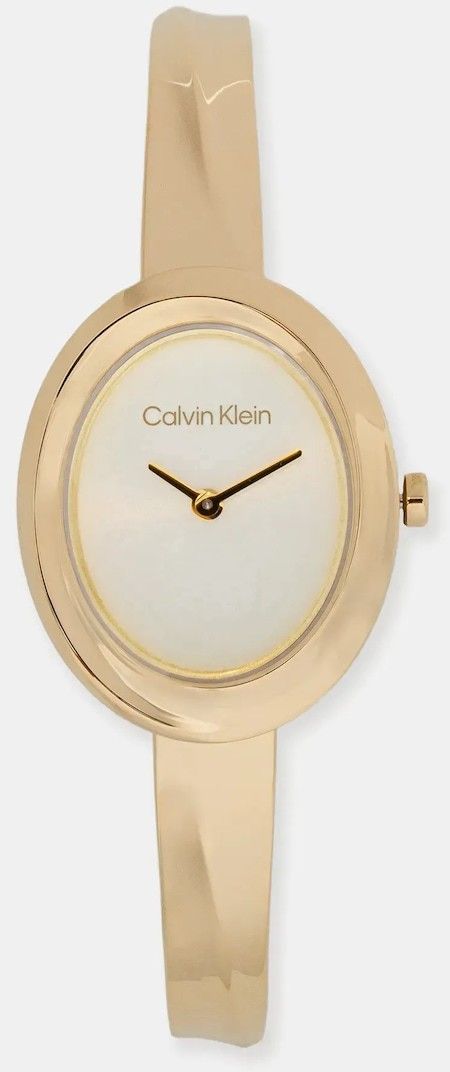 Hodinky Calvin Klein dámske, zlatá farba, 25100056