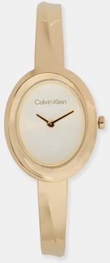 Hodinky Calvin Klein dámske, zlatá farba, 25100056
