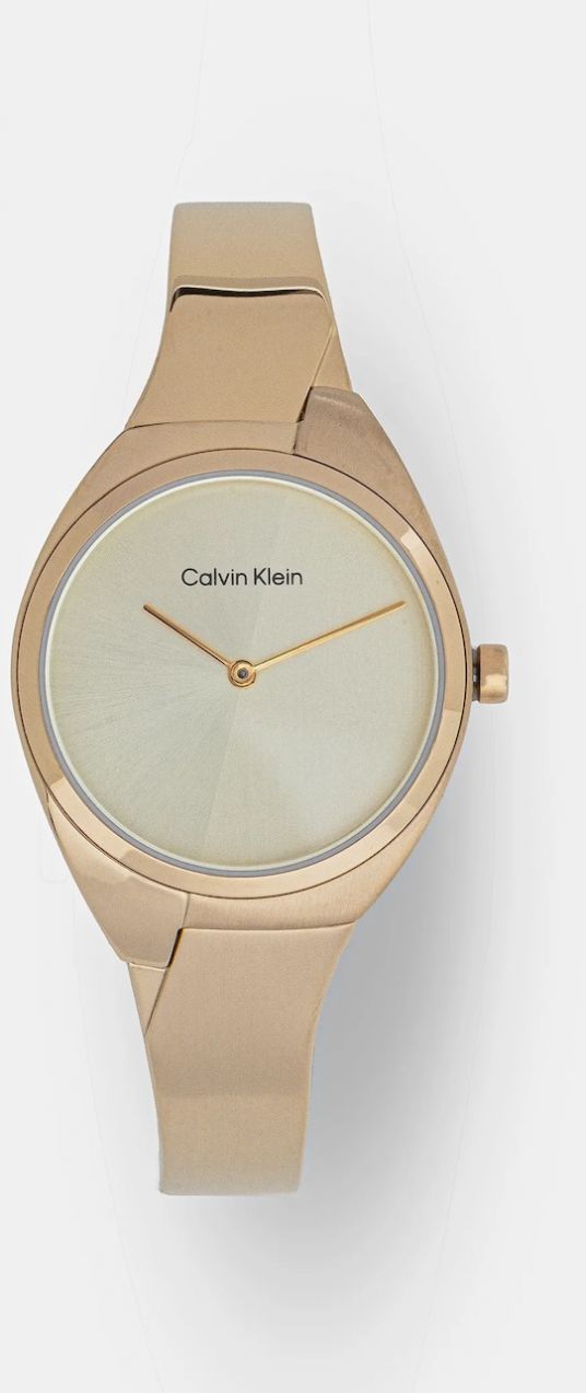 Hodinky Calvin Klein dámske, zlatá farba, 25200235