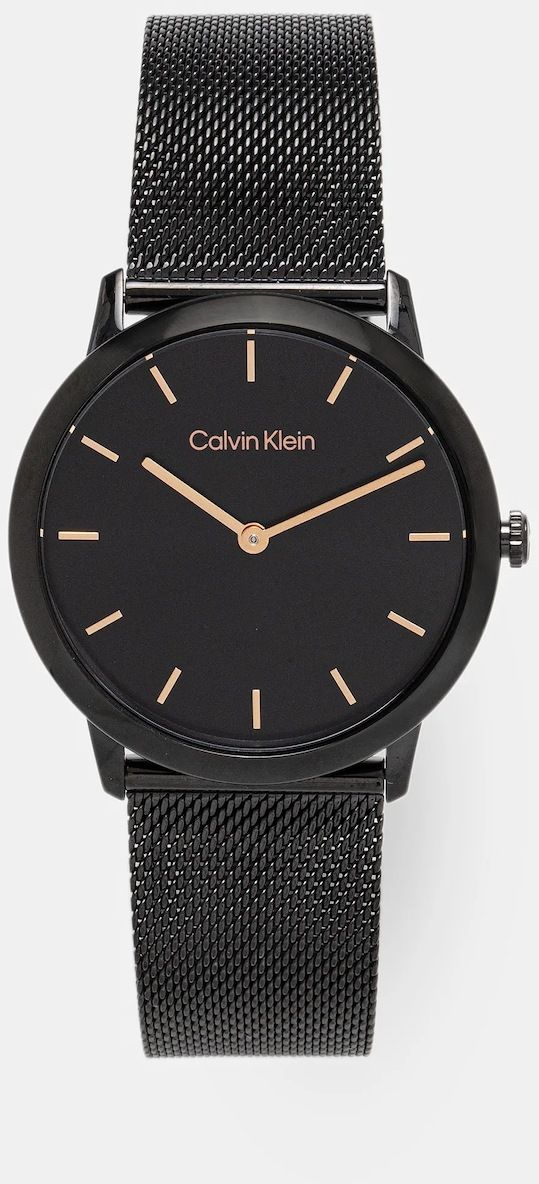 Hodinky Calvin Klein dámske, čierna farba, 25300002