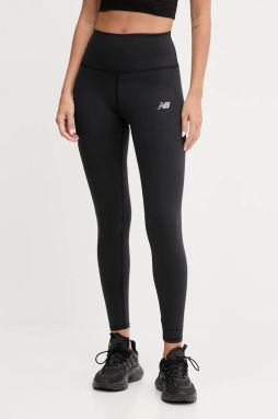 Tréningové legíny New Balance čierna farba, jednofarebné, WP51126BK