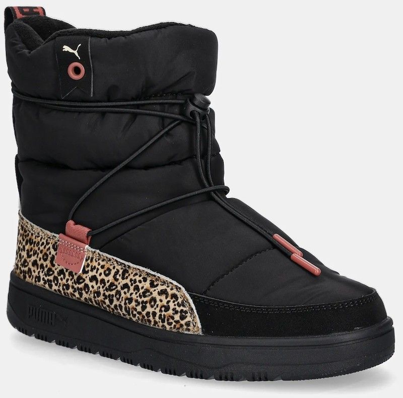Snehule Puma Snowbae Wns Animal Flair čierna farba, 402654