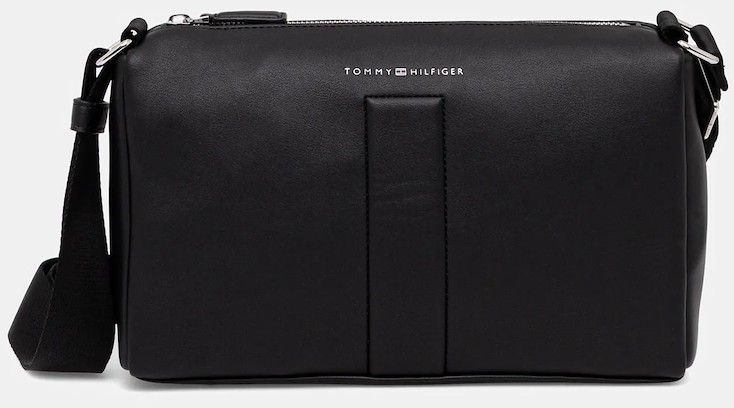 Malá taška Tommy Hilfiger čierna farba, AM0AM13656