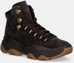 Semišové topánky Michael Kors Atlas hnedá farba, 42F5ATFB5S.251