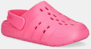 Šľapky adidas Adilette Clog 2.0 ružová farba, JR1260