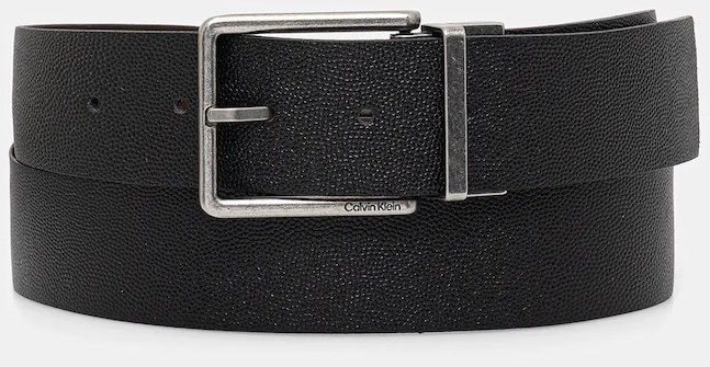 Obojstranný opasok Calvin Klein čierna farba, LV04D7048G